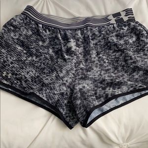 Black & White Under Armour Shorts